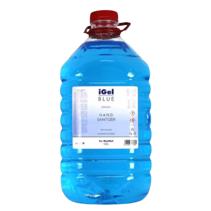 Dezinfectant virucid gel pentru maini iGel Blue - 5 litri - imagine 1