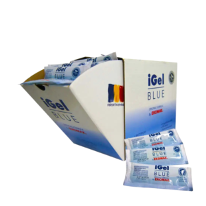 Dezinfectant virucid gel pentru maini iGel Blue - plic 5 ml