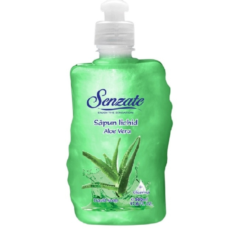 Sapun lichid Senzate Aloe Vera - 500 ml - imagine 1
