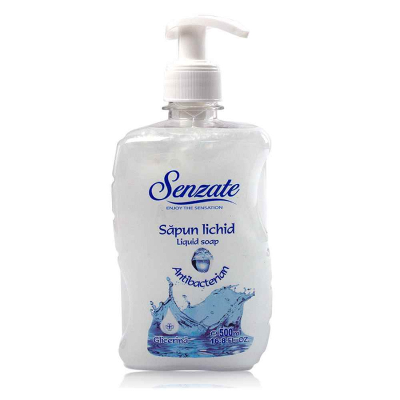 Sapun lichid Senzate Antibacterian - 500 ml - imagine 1