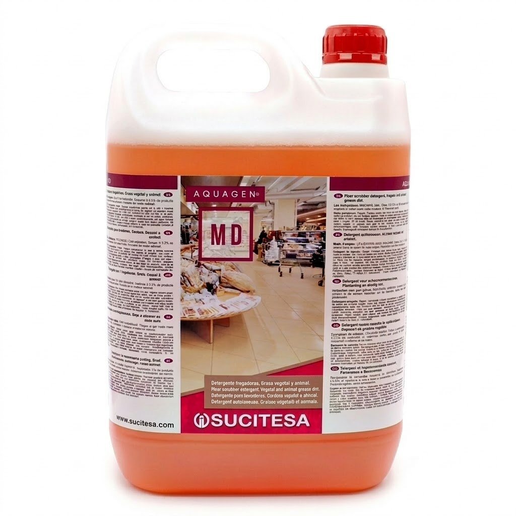 Detergent pardoseli industrial Sucitesa Aquagen MD 5L - imagine 1