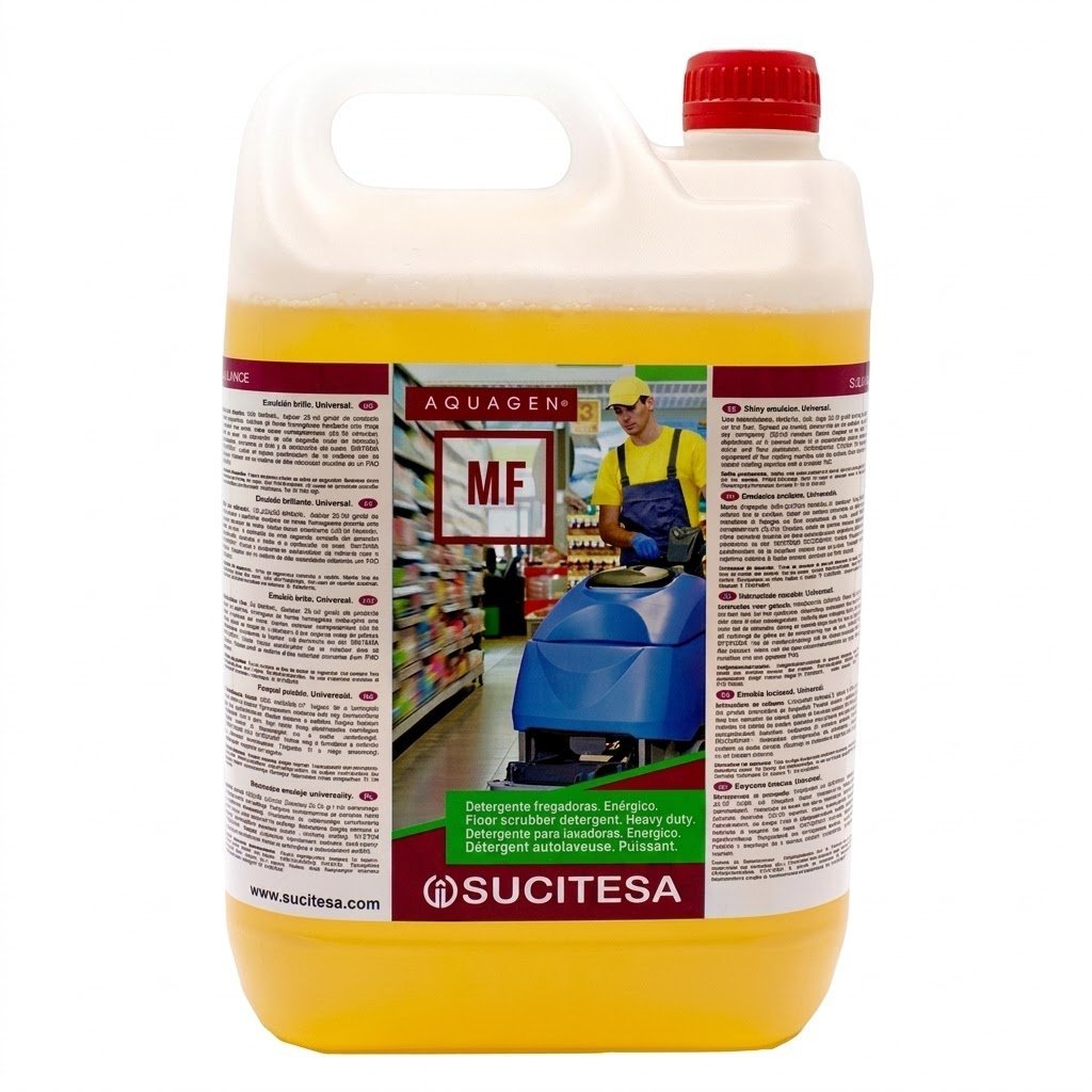 Detergent pardoseli industrial Sucitesa Aquagen MF 5L - imagine 1